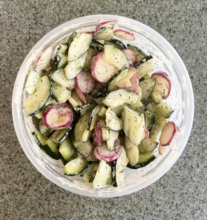 Cucumber Radish Salad