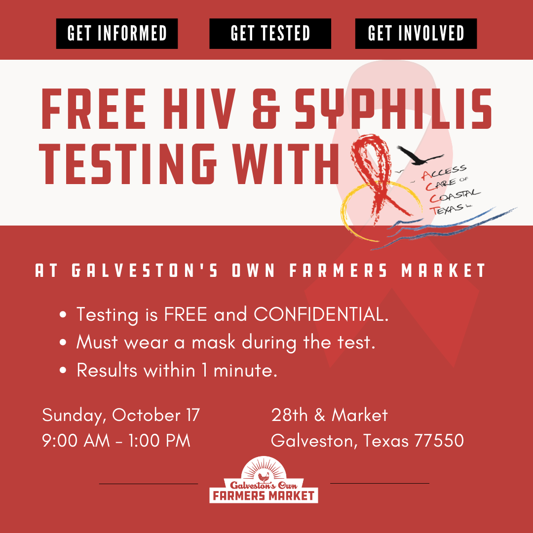 10/17 – FREE HIV & Syphilis Testing with ACCT