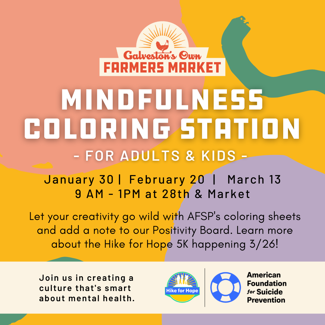 1/30 – Mindfulness Coloring Station with AFSP