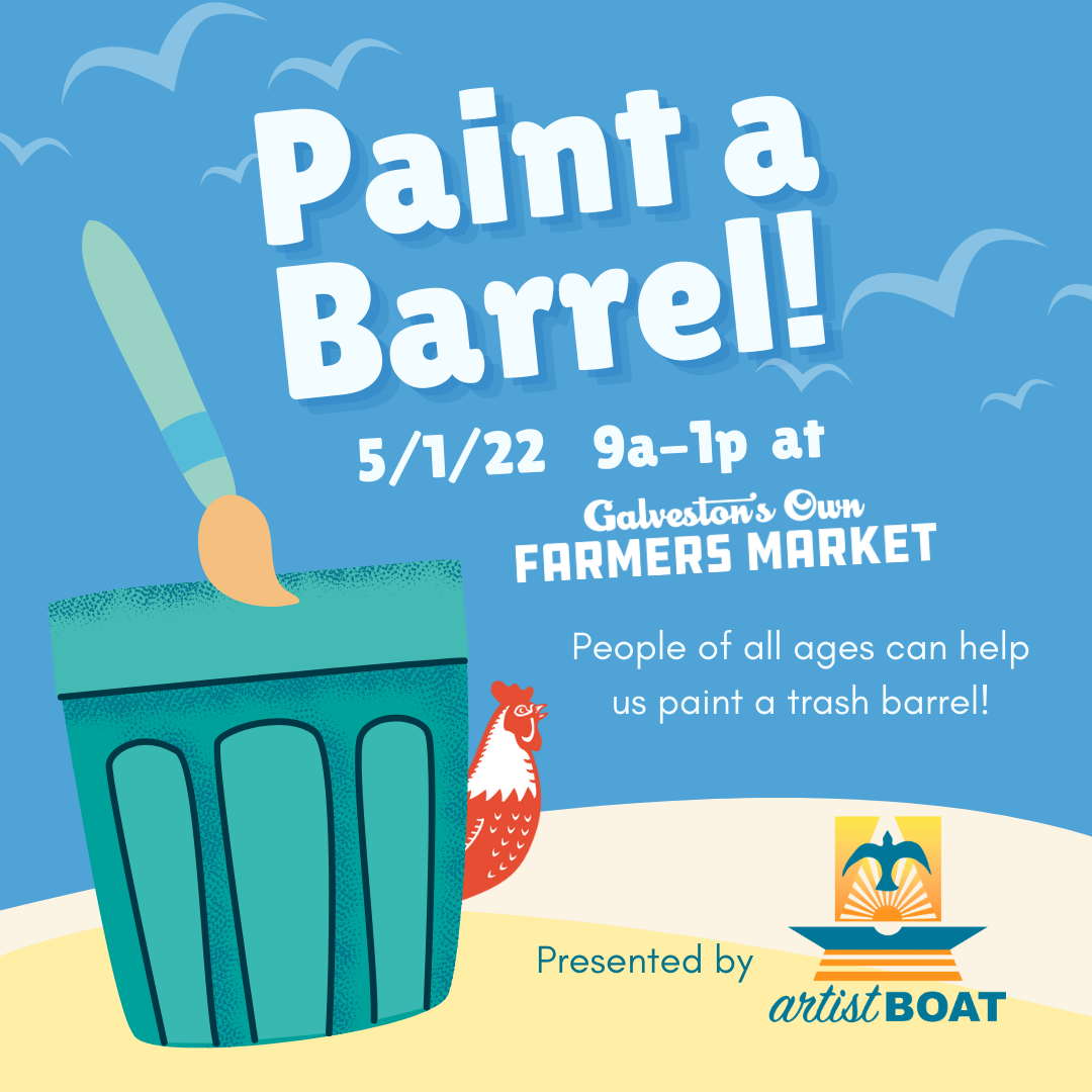 Paint a Barrel with Artist Boat