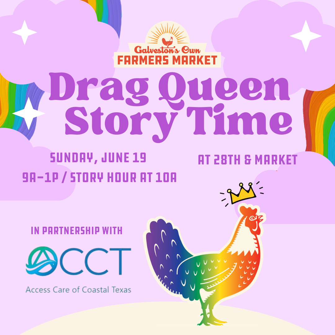 6/19 – Drag Queen Story Time with Access Care of Coastal Texas