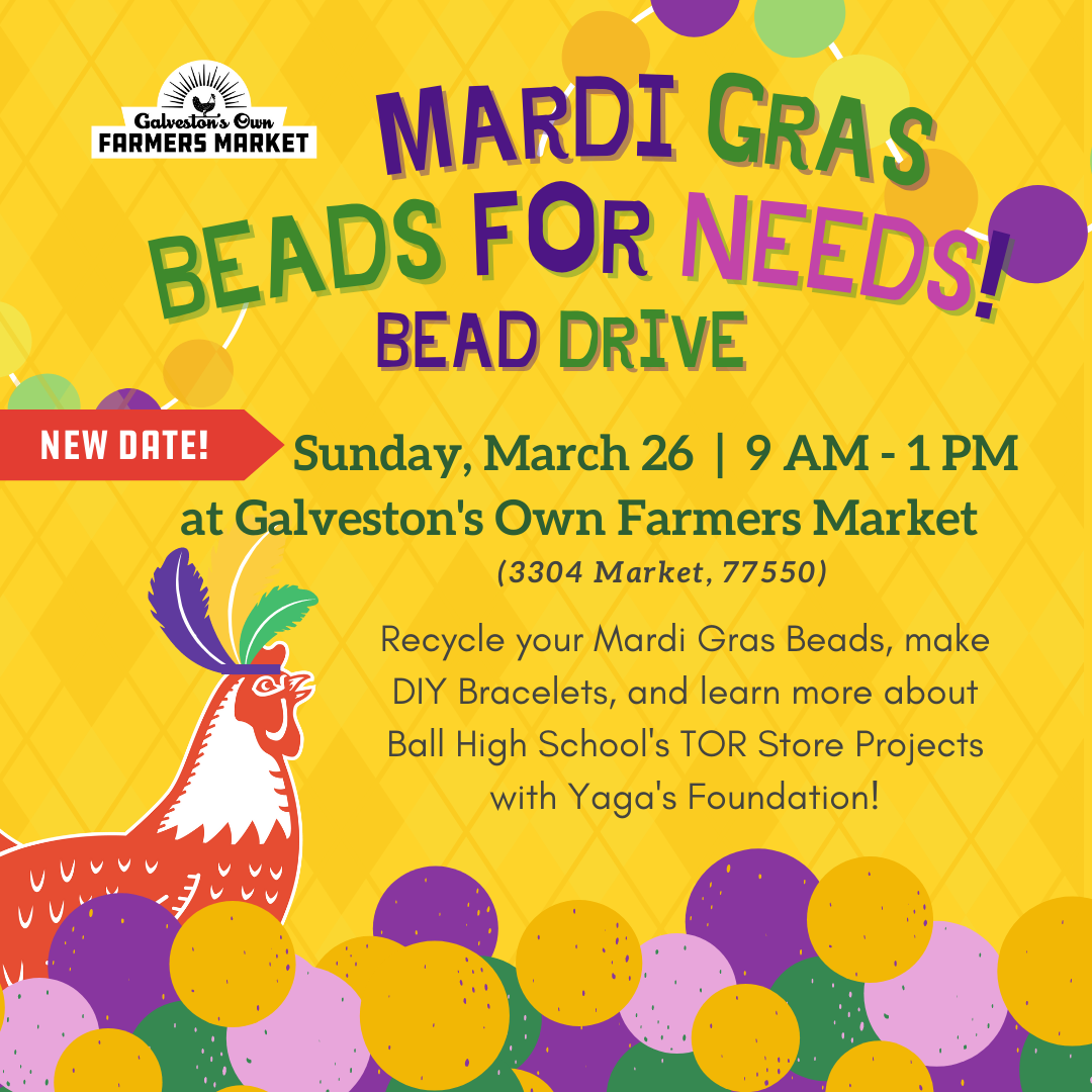 3/26 –  Mardi Gras Beads for Needs
