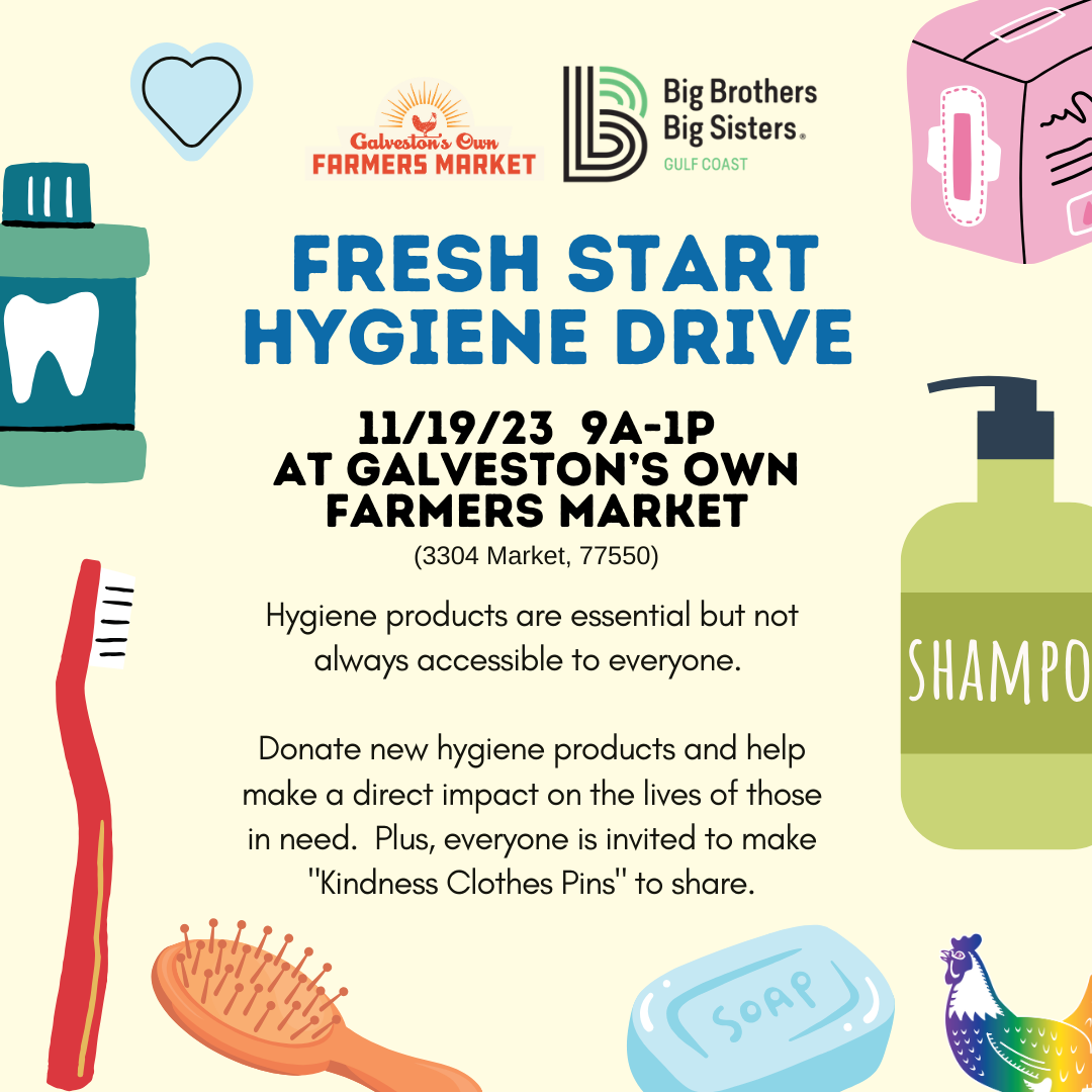 11/19 – Fresh Start Hygiene Drive with Big Brothers Big Sisters