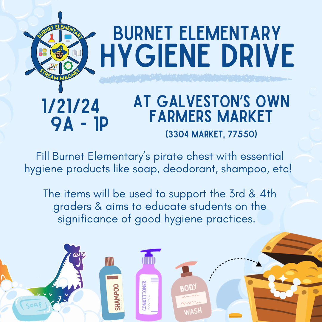 1/21 – Burnet Elementary Hygiene Drive