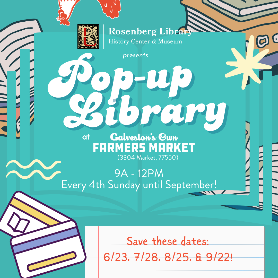 9/22 – Pop-Up Rosenberg Library at GOFM