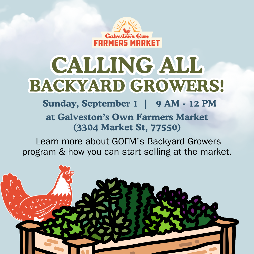 9/1 – Calling all Backyard Growers!